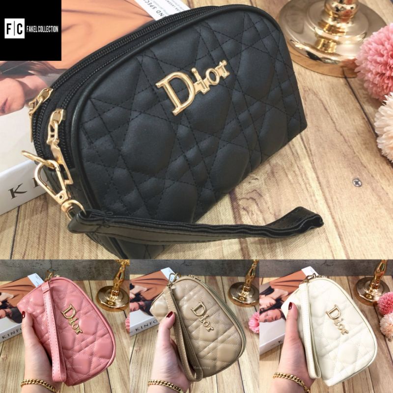 DOMPET IMPORT WANITA MURAH MERIAH / DOMPET WANITA KEKINIAN / DOMPET DIOR / DOMPET POUCH WANITA