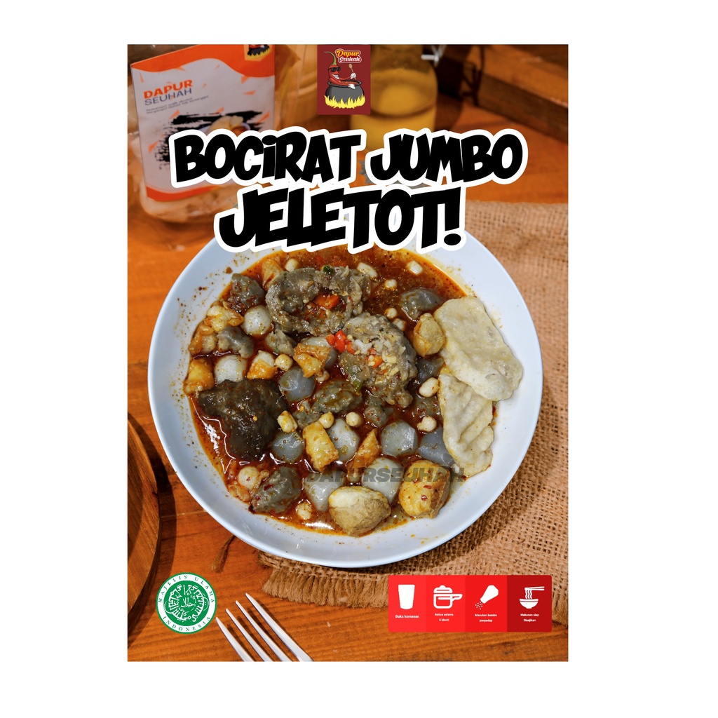 Jual Bocirat Jumbo Jeletot Isi Tetelan Ayam Komplit Bakso Aci Tulang