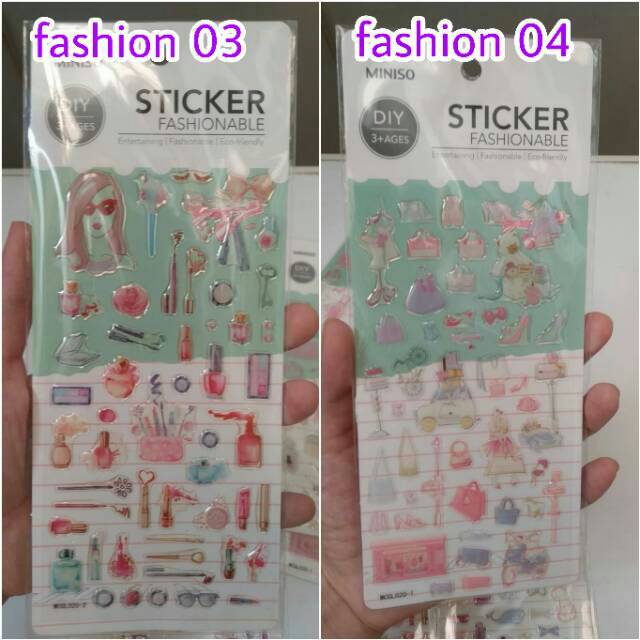 

MINISO! sticker set banyak pilihan, miniso surabaya murah&lengkap