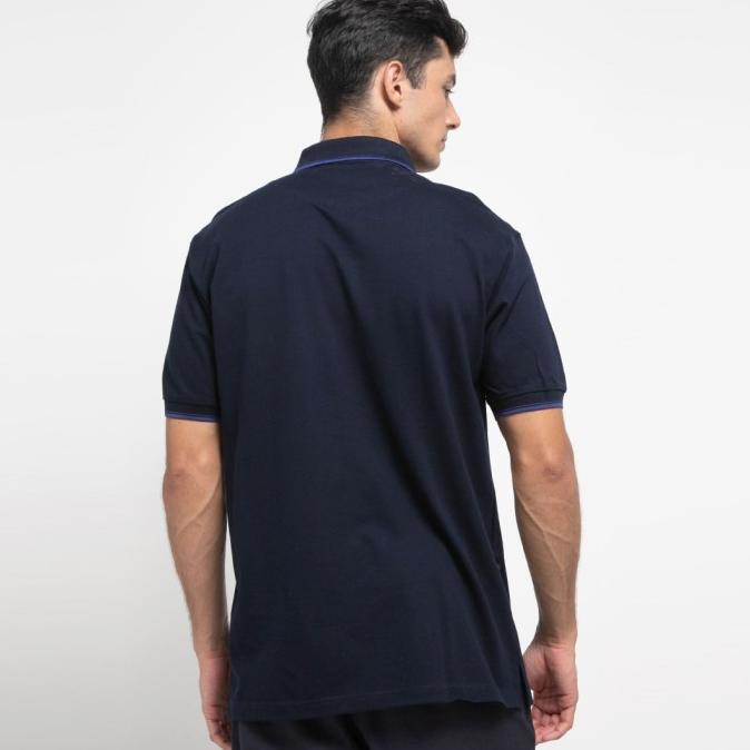 Crocodile COLE Midnight Blue - Baju Kaos Kerah Pria Men Polo Original
