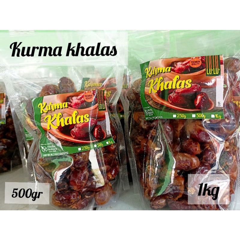 

Kurma Khalas Manis Empuk Dan Legit 1 Kg