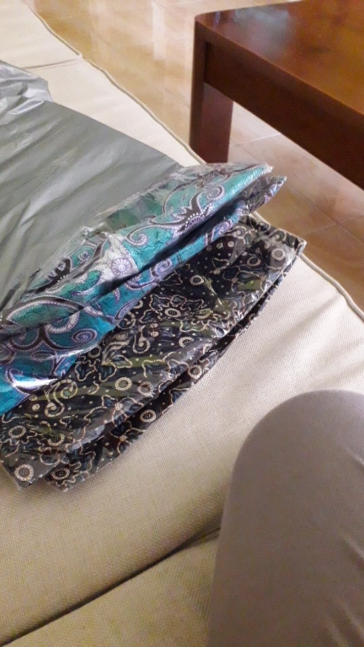 Paling Komplit M L Xl Xxl - Couple Gamis Sarimbit Batik Hem Dan Kemeja Keluarga