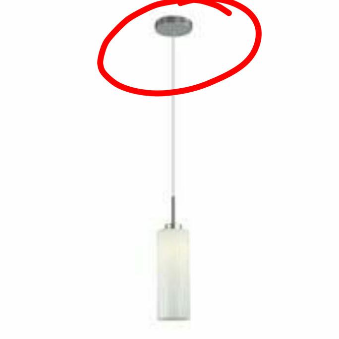 Kop Lampu Gantung / Kop Lampu Hias /Base Lampu Hias /Tutup Atas Plafon