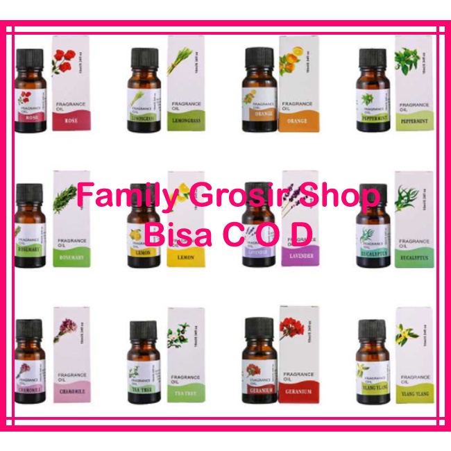 10ml Pure Essential Fragrance Oils Minyak Aromatherapy Diffusers