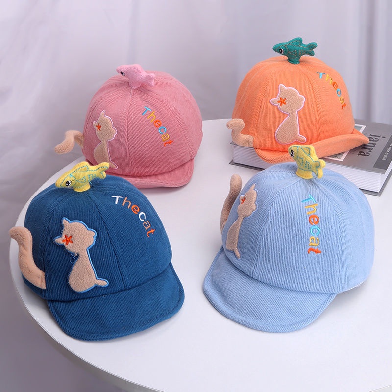 NEW Topi baseball anak / topi baseball anak motif Kucing cute