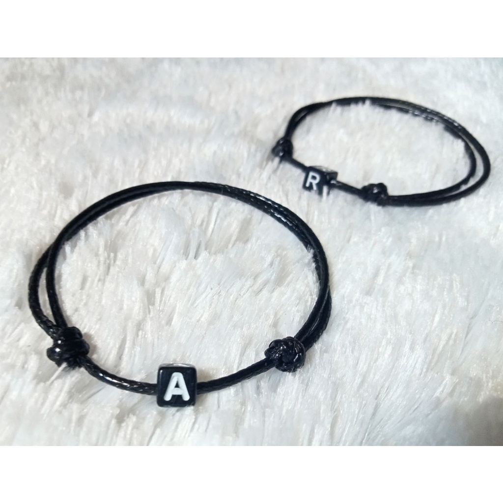 GELANG INISIAL TALI KOREA (A-S)