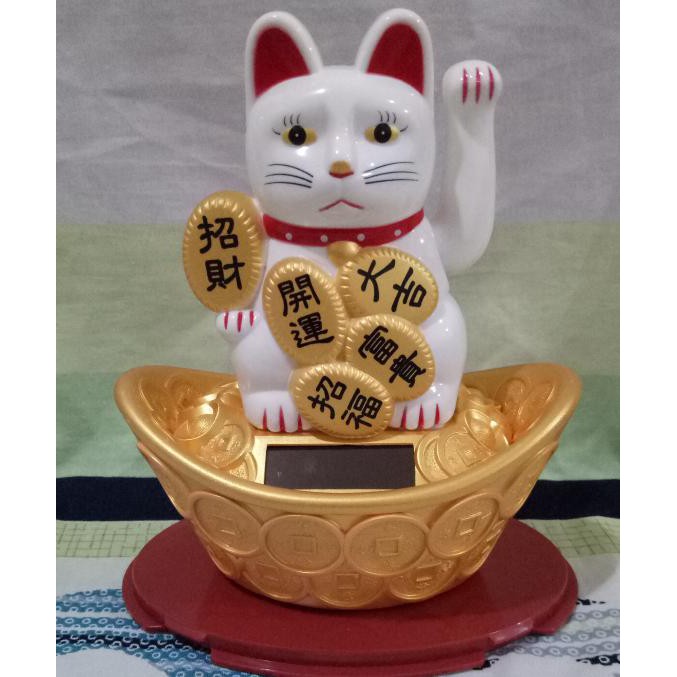 

14.84Ftgrdujh- Kucing Hoki/Kucing Solar/Kucing Goyang/Lucky Cat/Manekineko/Pajangan -Toko-Boneka.
