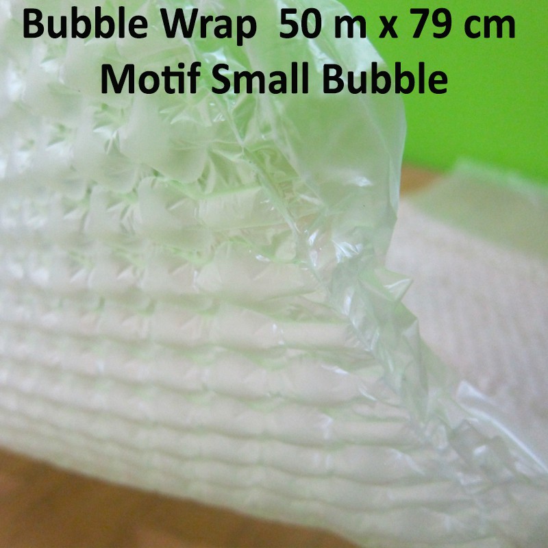 Bubble Wrap ukuran 50m x 79cm Motif Small Bubble