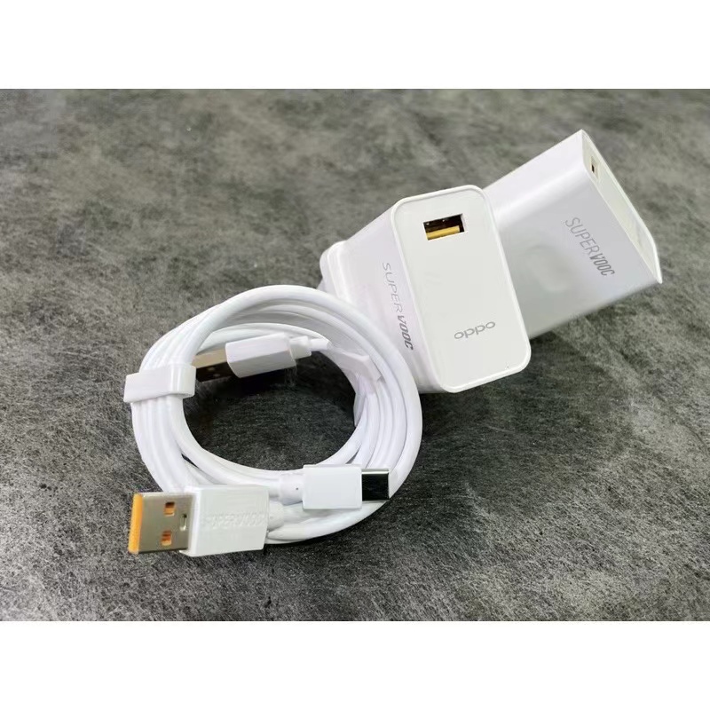 【3109】Charger OPPO 30W USB TYPE-C/MICRO USB SUPER VOOC Fast Charging