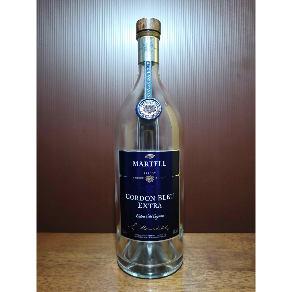 Botol bekas Martell Cordon Bleu Extra Rare 1 liter