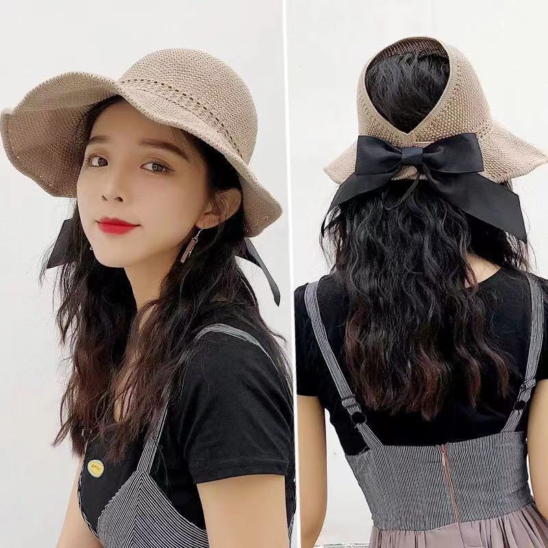 Topi Nelayan Model Lipat 6 Warna Gaya Korea Untuk Wanita