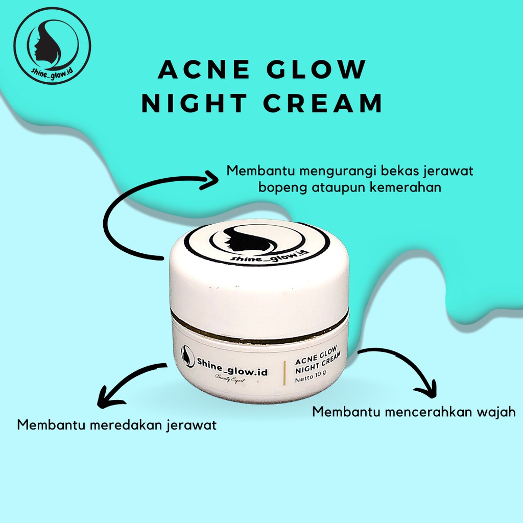 Acne Glow Night Cream by Shine_Glow.id