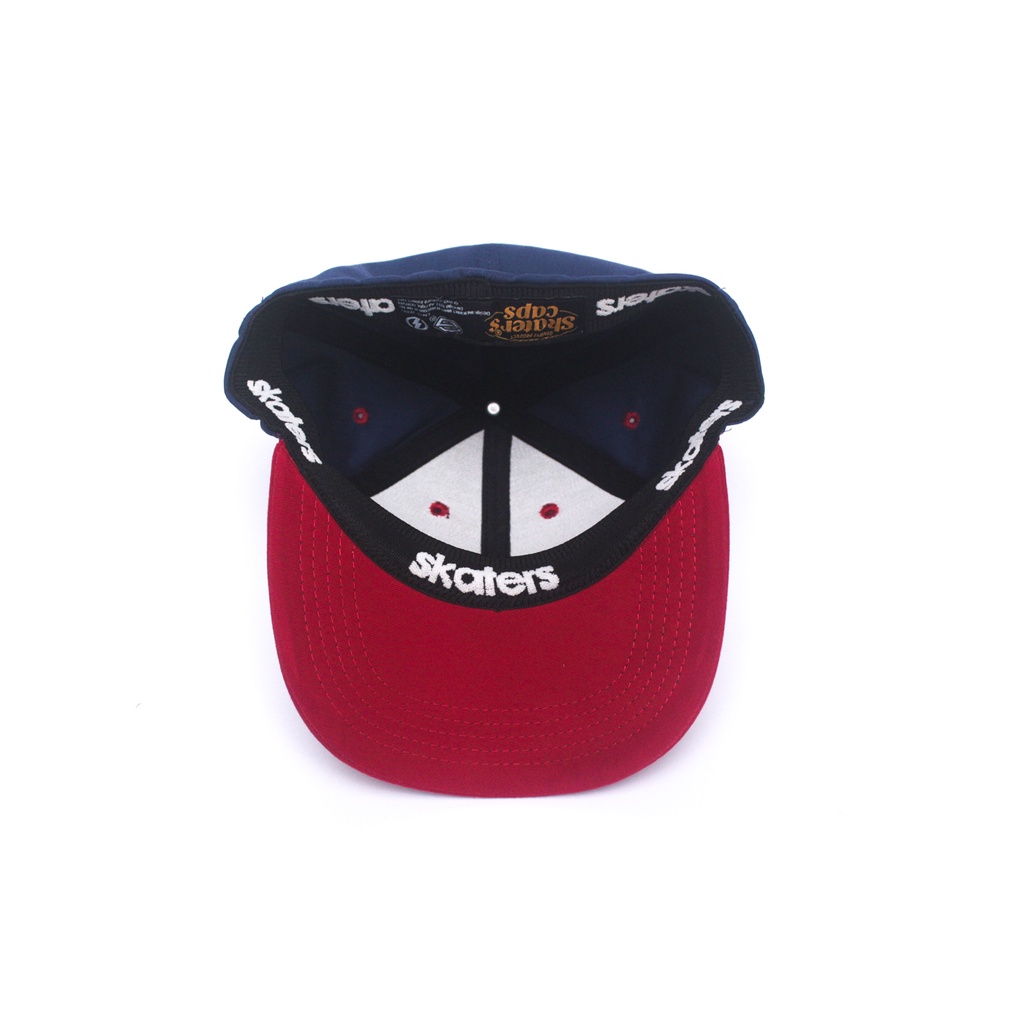 TOPI BUILT UP SKATERS UJ026 NAVY MARUN