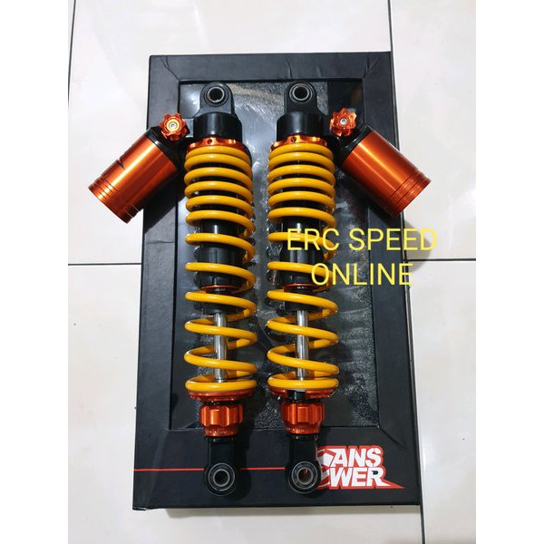 SHOCK ANSWER 340 MM TABUNG MIRING RX KING - SUPRA - TIGER RACING ORIGINAL ORI