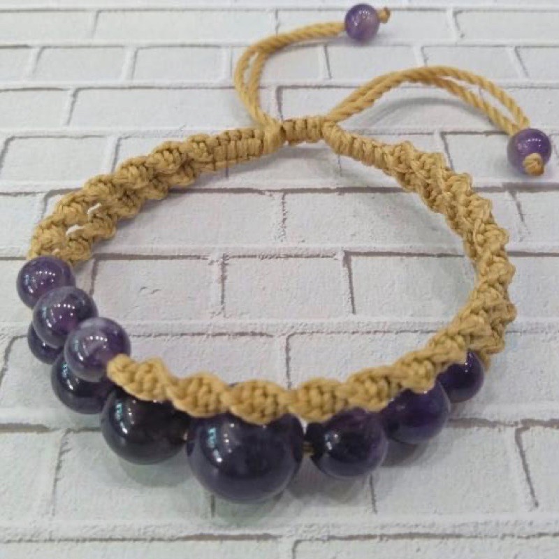 Gelang kecubung asli