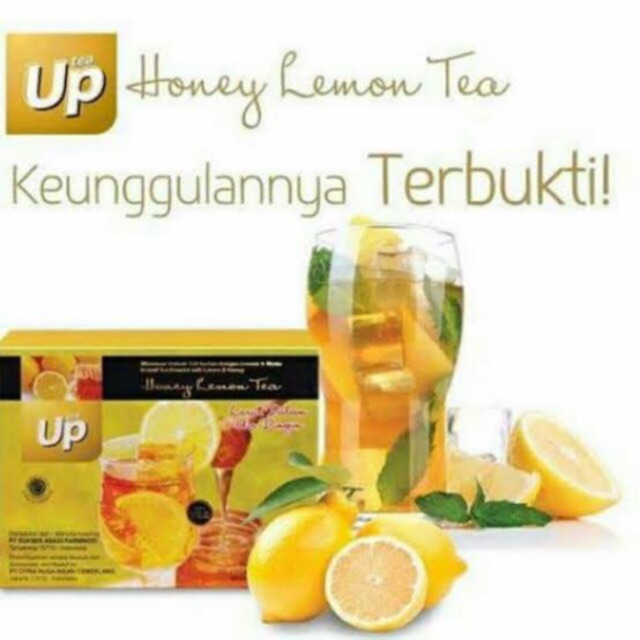 Up Honey Lemon Tea Cni Asli Original Teh Madu Isi 15 Sachet 20 Gram Shopee Indonesia