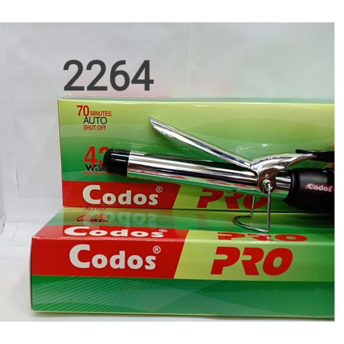 catok culry iron codos 2264 professional curly iron hair dijamin bagus awet dan original