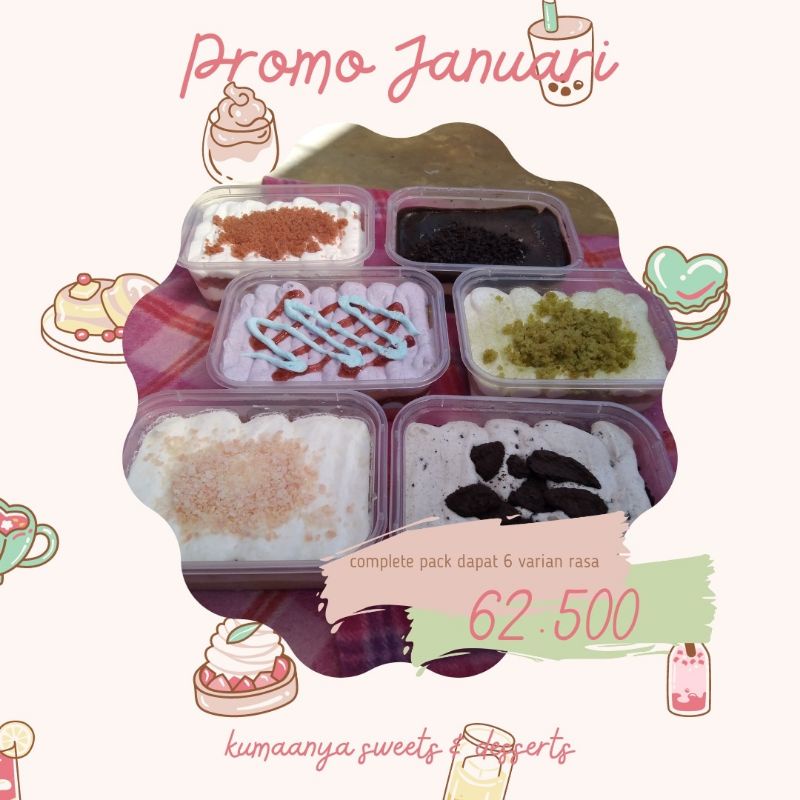 

Promo Januari Mini Dessert Box - Kumaanya