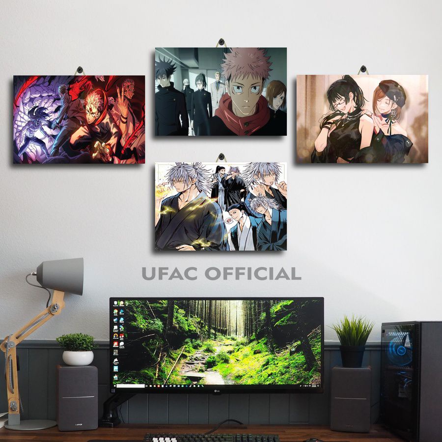 21-40 PAJANGAN KAMAR MURAH ANIME JUJUTSU KAISEN 20X30 GQANA/ZZK3M/ POSTER KAMAR BAYI FOTO ANIME JUJU