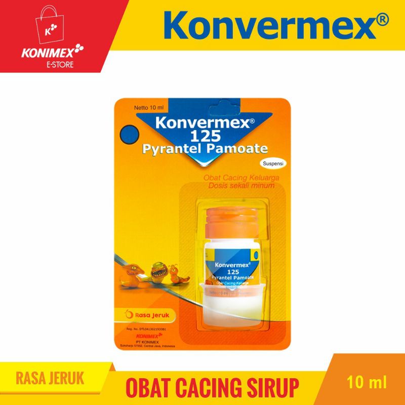 KONVERMEX SUSPENSI 125 MG 10 ML