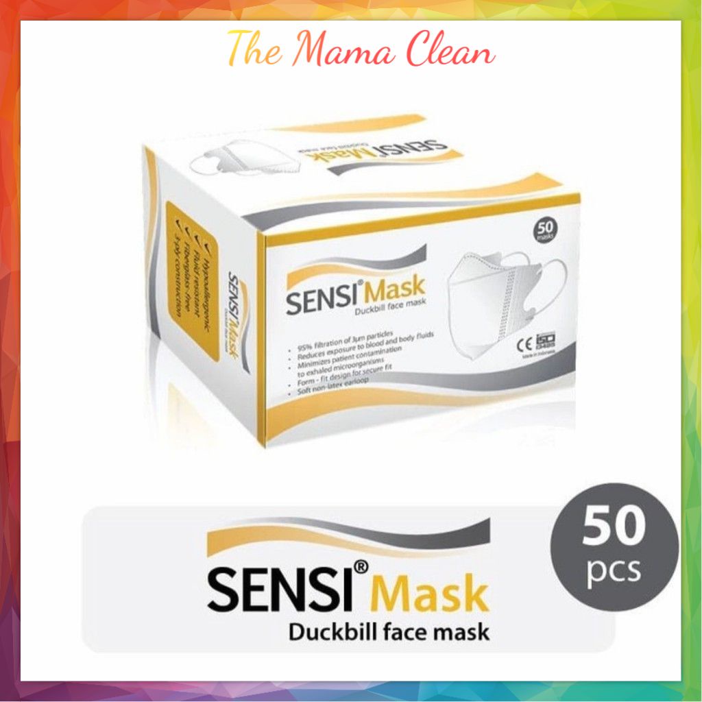 MASKER DUCKBILL SENSI ORIGINAL 4PLY (ECER)