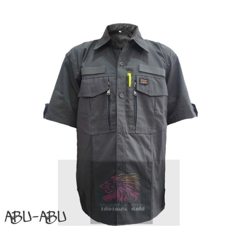 Baju Kemeja lapangan tactical w tac outdor lengan pendek