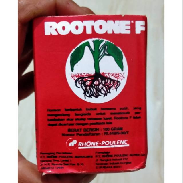 Obat tanaman sabung batang / perangsang akar rootone f 100gram untuk cangkok dan stek (ZPT tanaman)