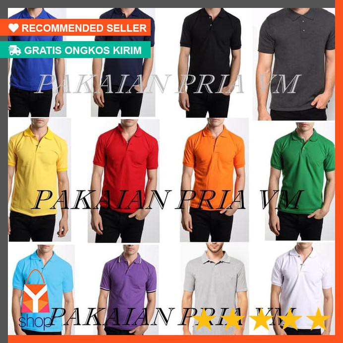 BAGUS BANGET  KAOS PRIA JUMBO BIG SIZE - POLO SHIRT BIG XXL
