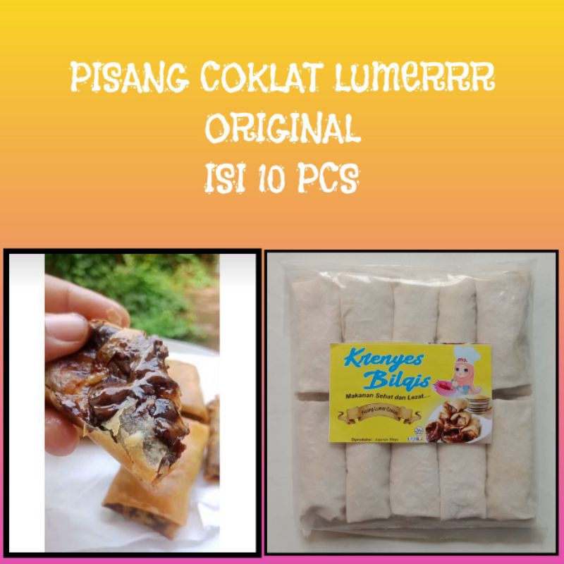 

Pisang coklat/piscok lumer