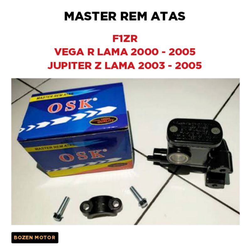 Master Rem Atas F1ZR - Vega R Lama - Jupiter Z / 2000 2001 2002 2003 2004 2005 / Rumah Oil Minyak