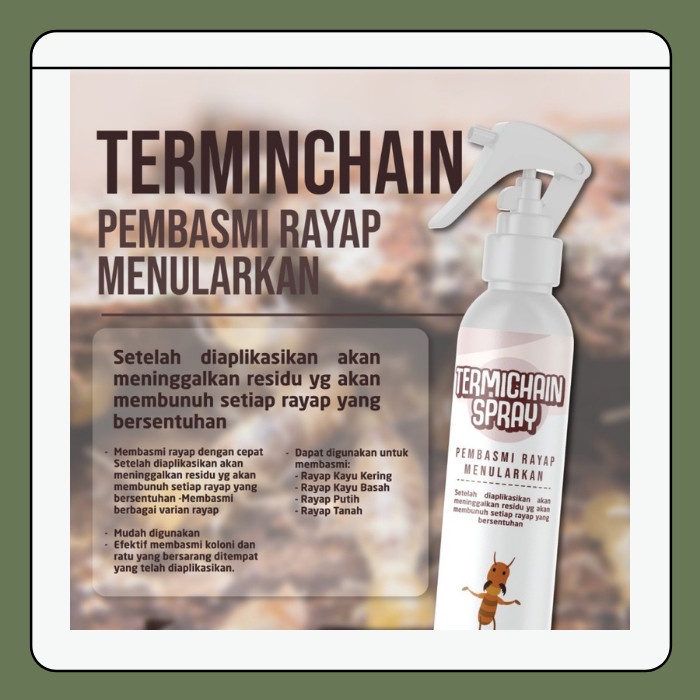TERMICHAIN ANTI RAYAP PEMBASMI RATU RAYAP SPRAY 250ML