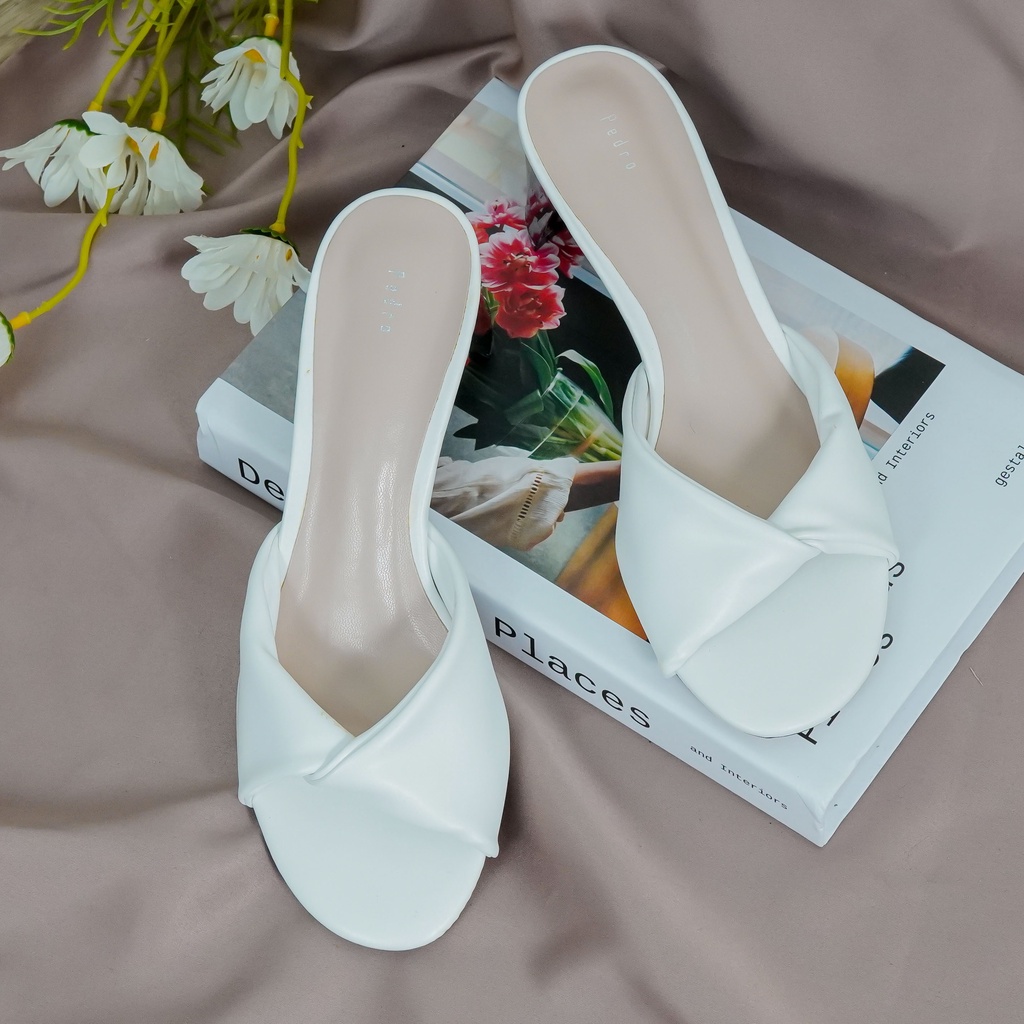 Sendal / Sandal Heels Tinggi 5cm Elegant Untuk Kerja Kantoran Pesa Kondangan PD 30 - Dailyshoes_id