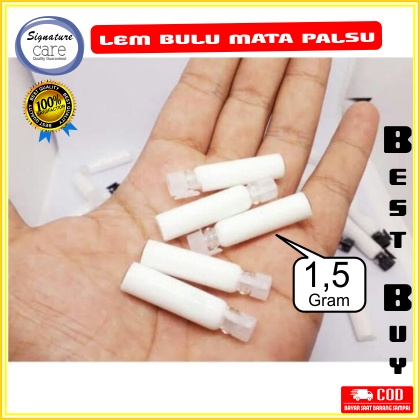 Lem Bulu Mata Palsu False Eyelash GLUE TAHAN LAMA TIDAK PERIH TIDAK BERBAU Murah 1,5 ml PUTIH