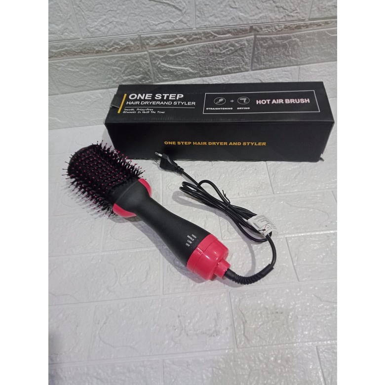 Hair Dryer And Styler Hot Air Brush 3in1 5250 Alat Pengering, Pelurus, &amp; Pengeriting Rambut Murah / Sisir Pengering Rambut 3in1