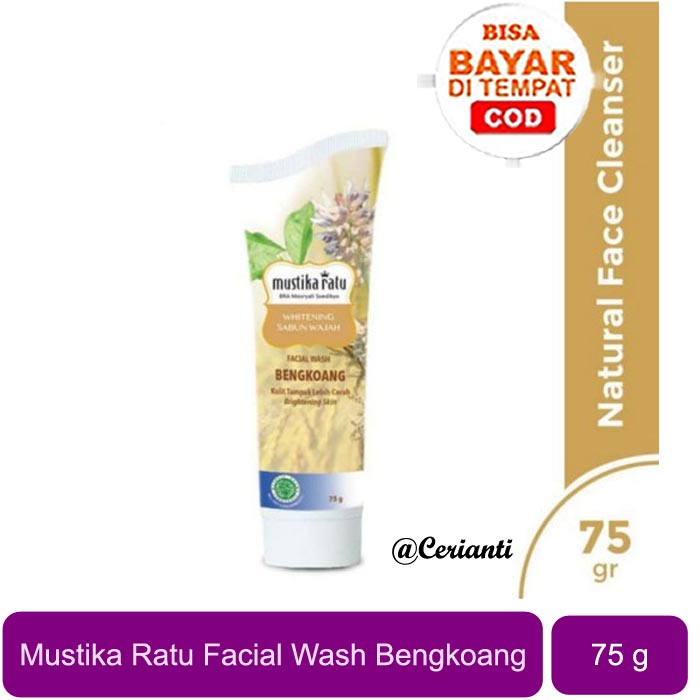 [NATURAL] Cleanser MUSTIKA RATU SABUN WAJAH BENGKOANG 75gr | Facial Cleanser_Cerianti