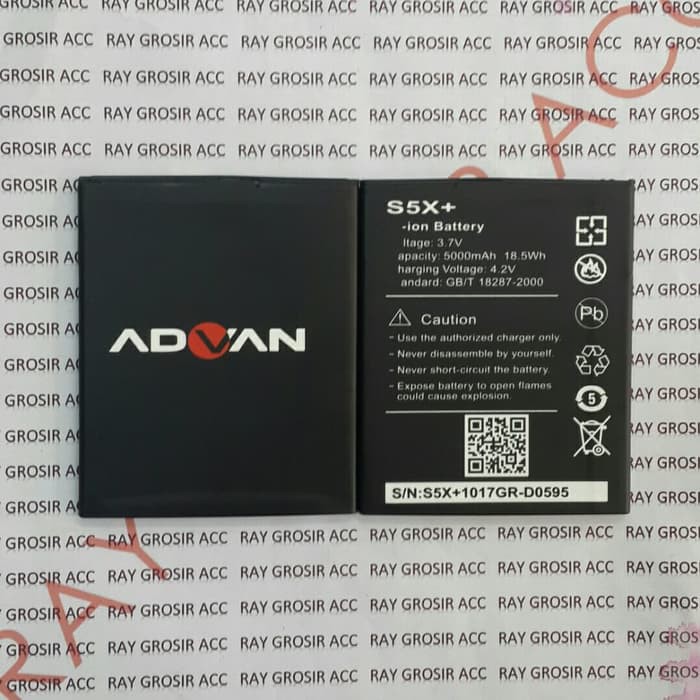 Baterai Original Double Power ADVAN Vandroid S5X+ , S5X Plus