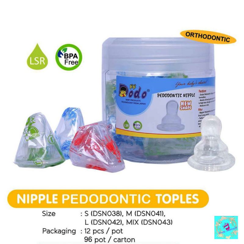 ♡Happyshoping88♡Dodo Dot Silicone Nipple(Dot Bulat) Satuan