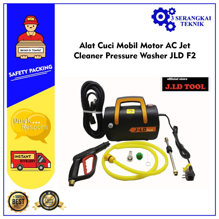 Alat Cuci Mobil Motor AC Jet Cleaner Pressure Washer JLD F2