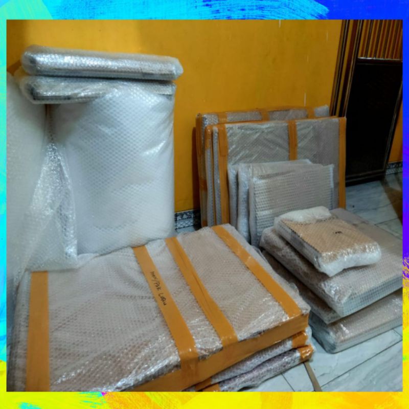 

packing bubble warp super aman supaya paket tidak rusak sampai tujuan