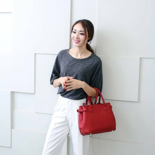 JH Ivory Bag  Plus Scarf Ori Jimshoney