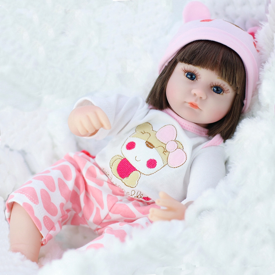 42 cm boneka simulasi Silikon lembut mainan Hadiah ulang 42 cm boneka simulasi Silikon lembut mainan Hadiah ulang