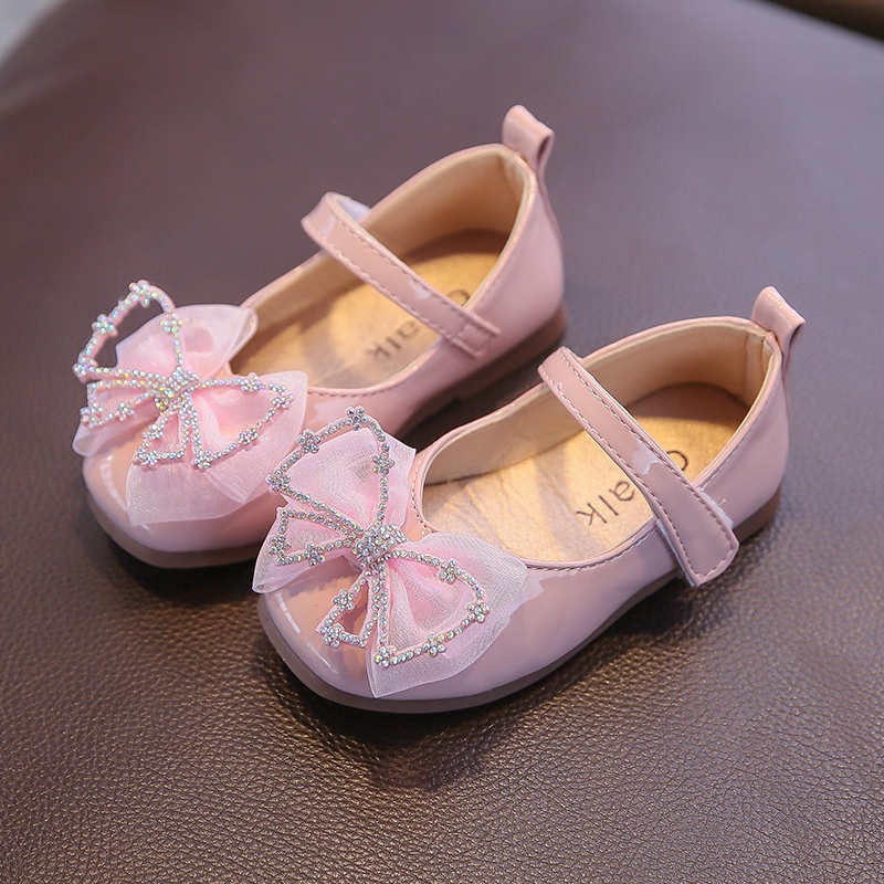 CHUBBI 28 Sepatu Pesta Anak Perempuan Tile Princess Bow