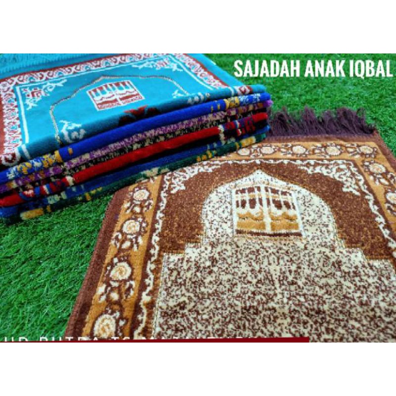 SAJADAH ANAK SAJADAH MINI SAJADAH MUKA SAJADAH IQBAL TURKEY TEBAL