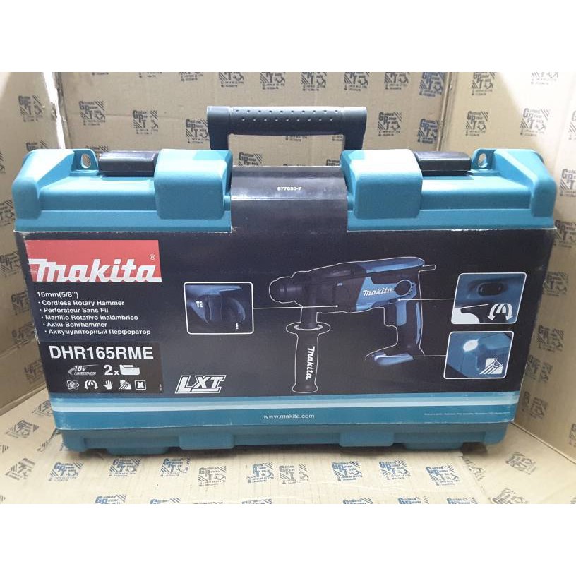 GOYANG HARGA: Mesin Bor Cordless Baterai Beton Rotary Hammer Makita DHR 165 DHR165 100%ORIGINAL