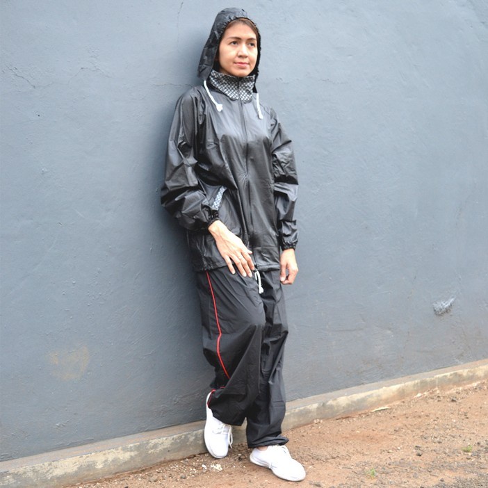 Jaket Sauna Roduta RUNBlack Setelan