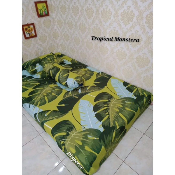 Sprei motif daun