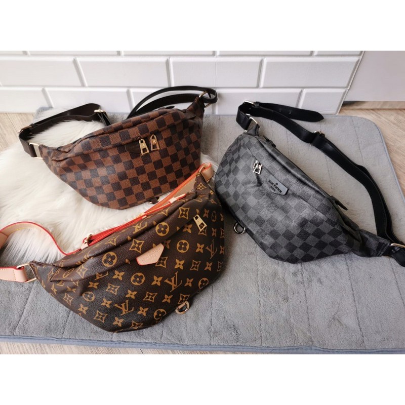 lv waistbag / tas selempang lv / waistbag unisex / lv bumbag beltbag / fanny pack premium