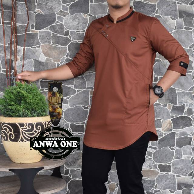 BAJU KOKO TERBARU 2022/BAJU KOKO PRIA DEWASA MODERN DAN TERLARIS  ANWAONE