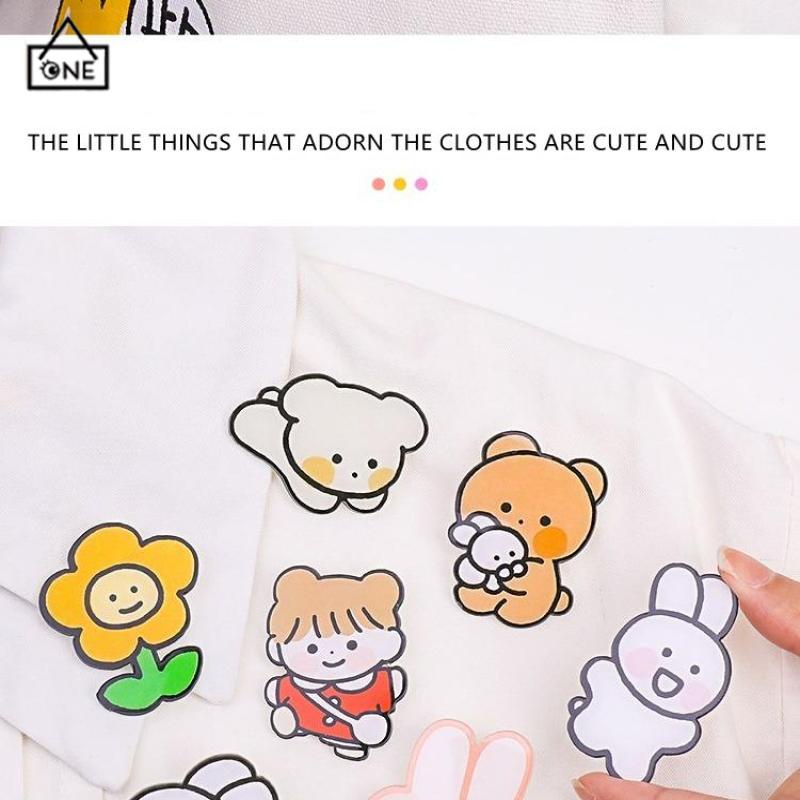 COD❤️Bros Pin lucu  Acrylic Gaya Korea Pin Tas Lucu Cute Pin Import-A.one