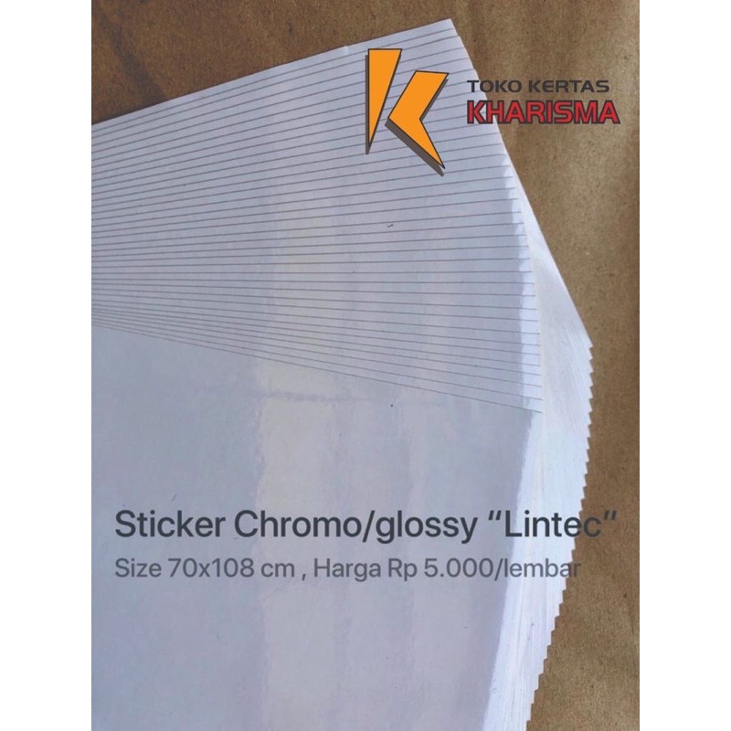 

STICKER CHROMO / GLOSSY "LINTEC